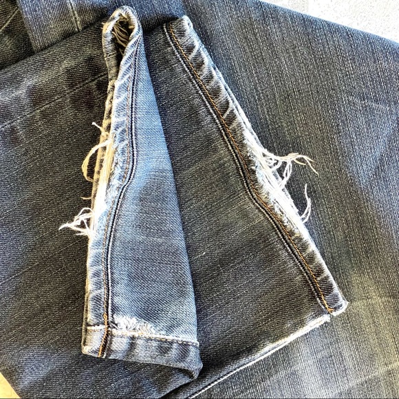 Lucky Brand 363 Vintage Straight Jeans 34x30 Soft Medium Blue Distressed - Picture 4 of 16